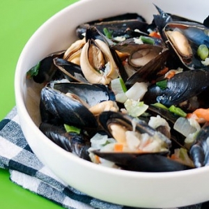r(sh)--Mussels & Vegetables