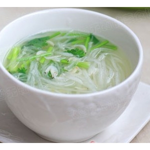 蝦皮蘿卜絲湯—無油的湯最清爽