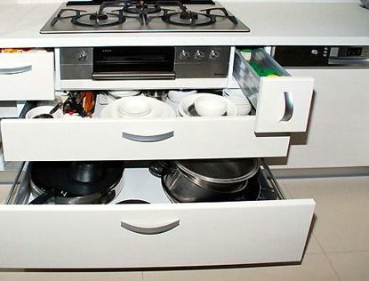 幸福五月天 白色櫥柜打造功能型小廚房(圖)