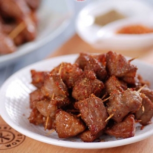 來自兒時的干炸肉-牙簽肉