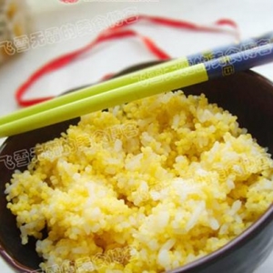 微波爐輕松做出二米飯