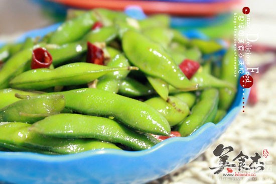 涼拌毛豆
