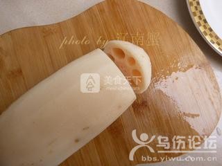 糯米蓮藕的做法步驟：3