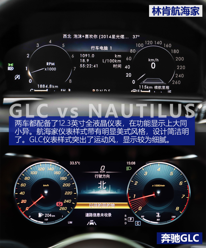 航海家對比GLC 航海家對比GLC